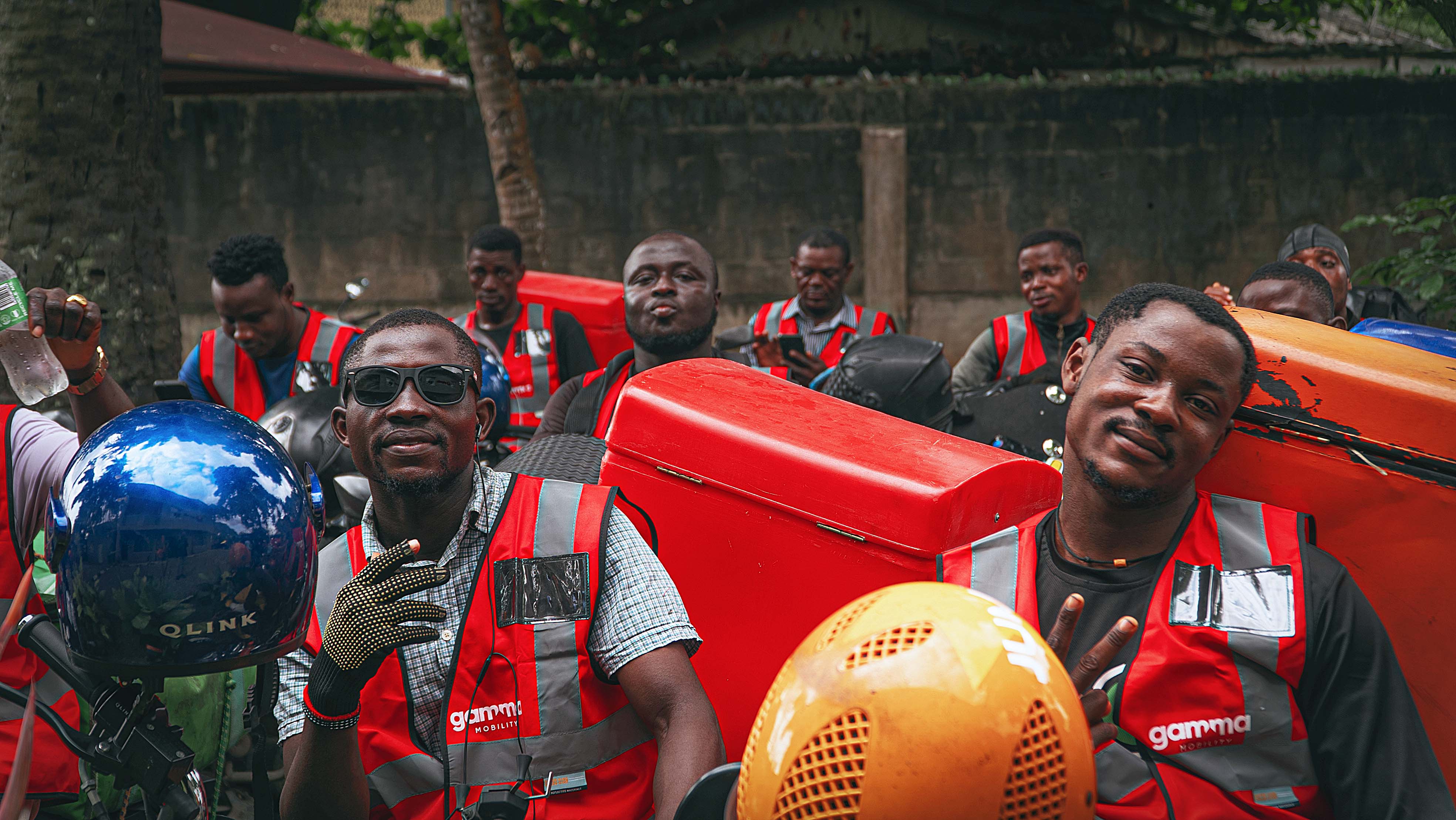 Gigmile rider delivering in African city